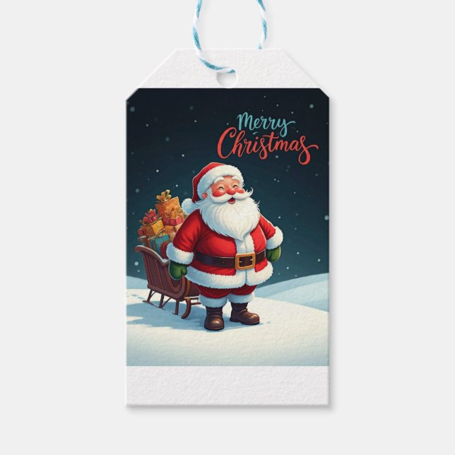 Merry Christmas  Gift Tags (Front)