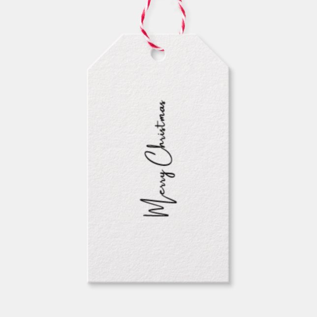 Merry Christmas Gift Tags (Front)