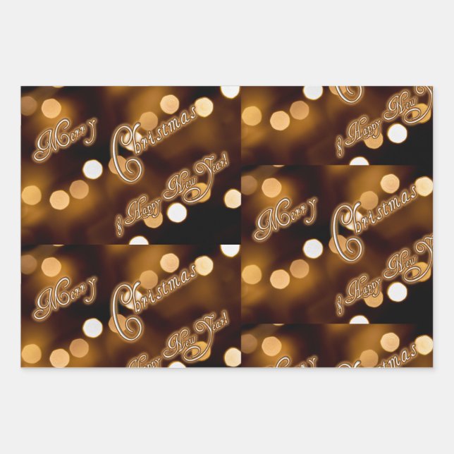 Merry Christmas gift wrapping paper! Paper Sheet (Front)