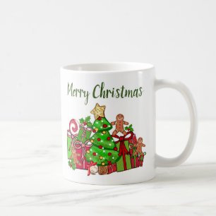 Merry Christmas Gifts Around The Tree Coffee Mug