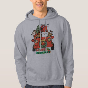 Merry Christmas - Gifts Delivery with Friends Hoodie