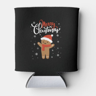 Merry christmas gingerbread | christmas cookie can cooler