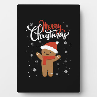 Merry christmas gingerbread | christmas cookie plaque