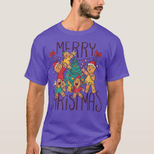 Merry Christmas, Gingerbread Cookies Family  T-Shirt