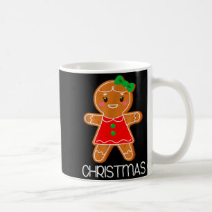 Merry Christmas Gingerbread Couple Christmas Pajam Coffee Mug
