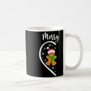 Merry Christmas Gingerbread Couple Christmas Pajam Coffee Mug