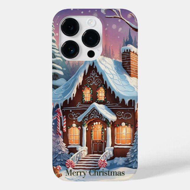 Merry Christmas Gingerbread House  Case-Mate iPhone Case (Back)
