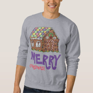 Merry Christmas Gingerbread House Ugly Sweater