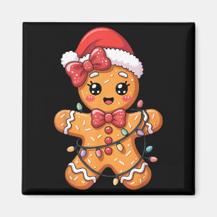 Merry Christmas Gingerbread Magnet