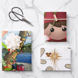 Merry Christmas Gingerbread  Sheets Wrapping Paper