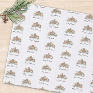 Merry Christmas Gingerbread  Tissue Paper