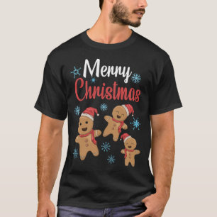 Merry Christmas Gingerbread Xmas Cookies T-Shirt