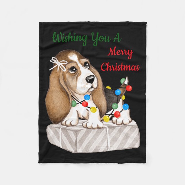 Merry Christmas Girls  Fleece Blanket (Front)