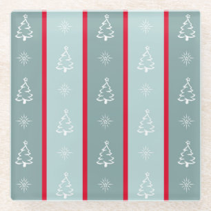 Merry Christmas Glass Coaster