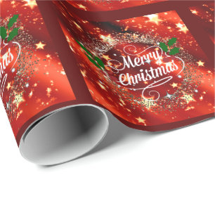 Merry Christmas, Glitter and Shine Wrapping Paper