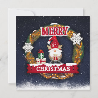 Merry Christmas Gnome  Card