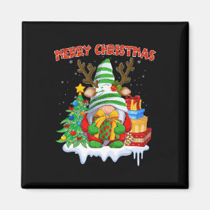 Merry Christmas Gnome Family Christmas For Women M Magnet