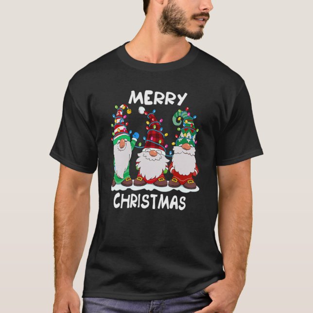 Merry Christmas Gnome Family Christmas For Women M T-Shirt (Front)