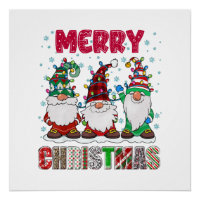 Merry Christmas Gnome Family Funny Xmas Tree