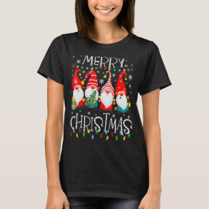 Merry Christmas Gnome Family Xmas Kids Adults 3 T-Shirt