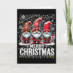 Merry Christmas Gnome Funny Family Christmas Card