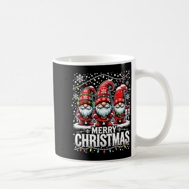 Merry Christmas Gnome Funny Family Christmas  Coffee Mug (Right)