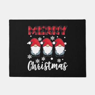 Merry Christmas Gnome Gnomes Gnomes Doormat