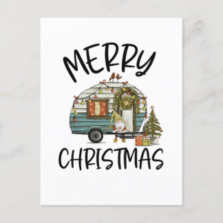 Merry Christmas Gnome Postcard