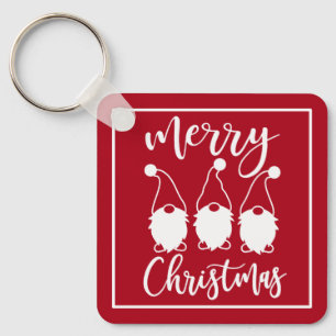 Merry Christmas Gnomes-45762 Key Ring