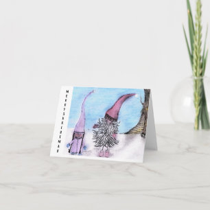 Merry Christmas Gnomes  Card