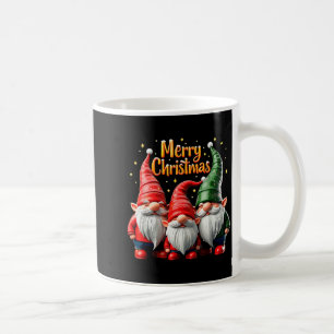 Merry Christmas Gnomes Cozy Winter Gatherings  Coffee Mug