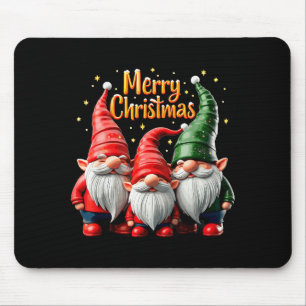 Merry Christmas Gnomes Cozy Winter Gatherings Mouse Pad