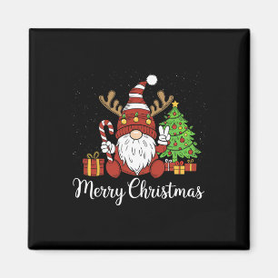 Merry Christmas Gnomes Matching Family Pyjamas Xma Magnet