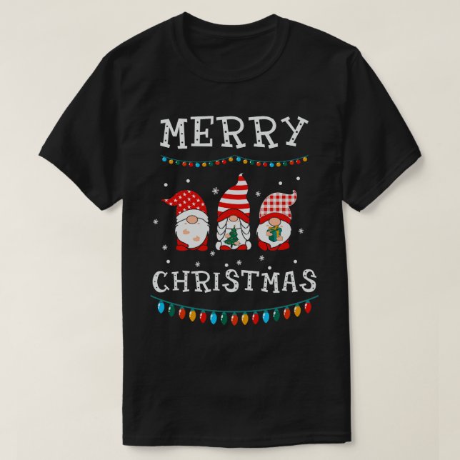 Merry christmas gnomes T-Shirt (Design Front)