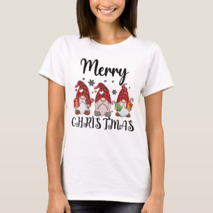 Merry Christmas Gnomies Christmas Gnomes T-Shirt