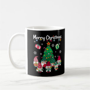 Merry Christmas Gnomies Winter Gnome Xmas Tree Gif Coffee Mug