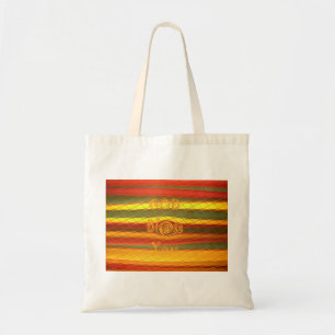 Merry Christmas God Bless You Colours Design Tote Bag