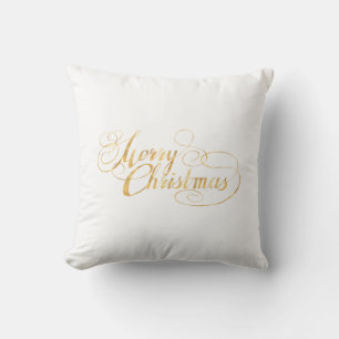 Merry Christmas (GOLD) Cushion