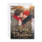 Merry Christmas Gold Sparkle Script PHOTO Greeting