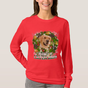 Merry Christmas Golden Retriever T-Shirt