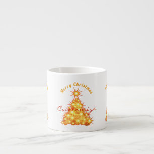 Merry Christmas Golden Tree Thunder_Cove Espresso Cup