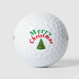 Merry Christmas Golf Balls