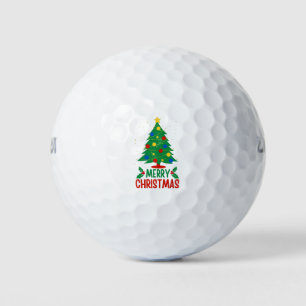 Merry Christmas Golf Balls