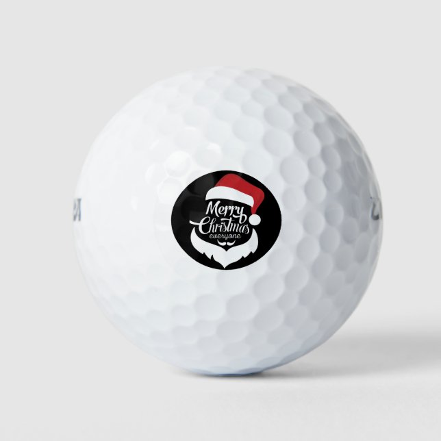 Merry Christmas Golf Balls (Front)