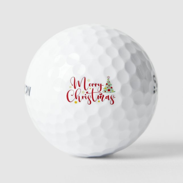 **MERRY CHRISTMAS'**  GOLF BALLS (Front)