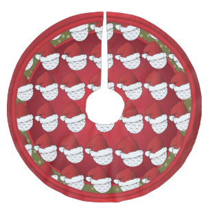 Merry Christmas Golf Lovers Brushed Polyester Tree Skirt