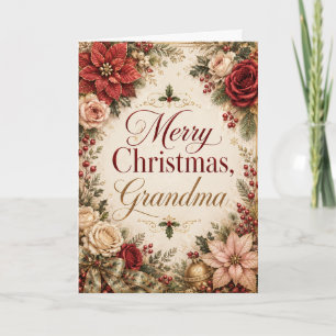 Merry Christmas Grandma Card