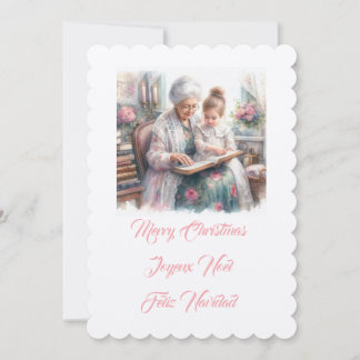 Merry Christmas Grandma Invitation