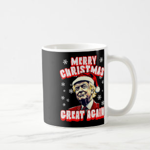 Merry Christmas Great Again Xmas Trump Santa Trump Coffee Mug