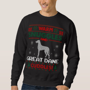 Merry Christmas Great Dane Dog Ugly Christmas Swea Sweatshirt